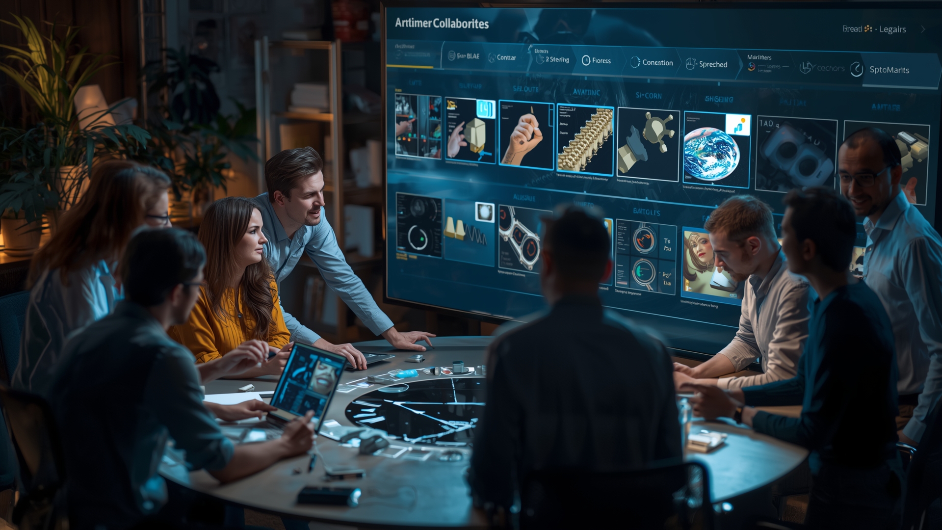 Executive utilizing Low-Code No-Code Platforms